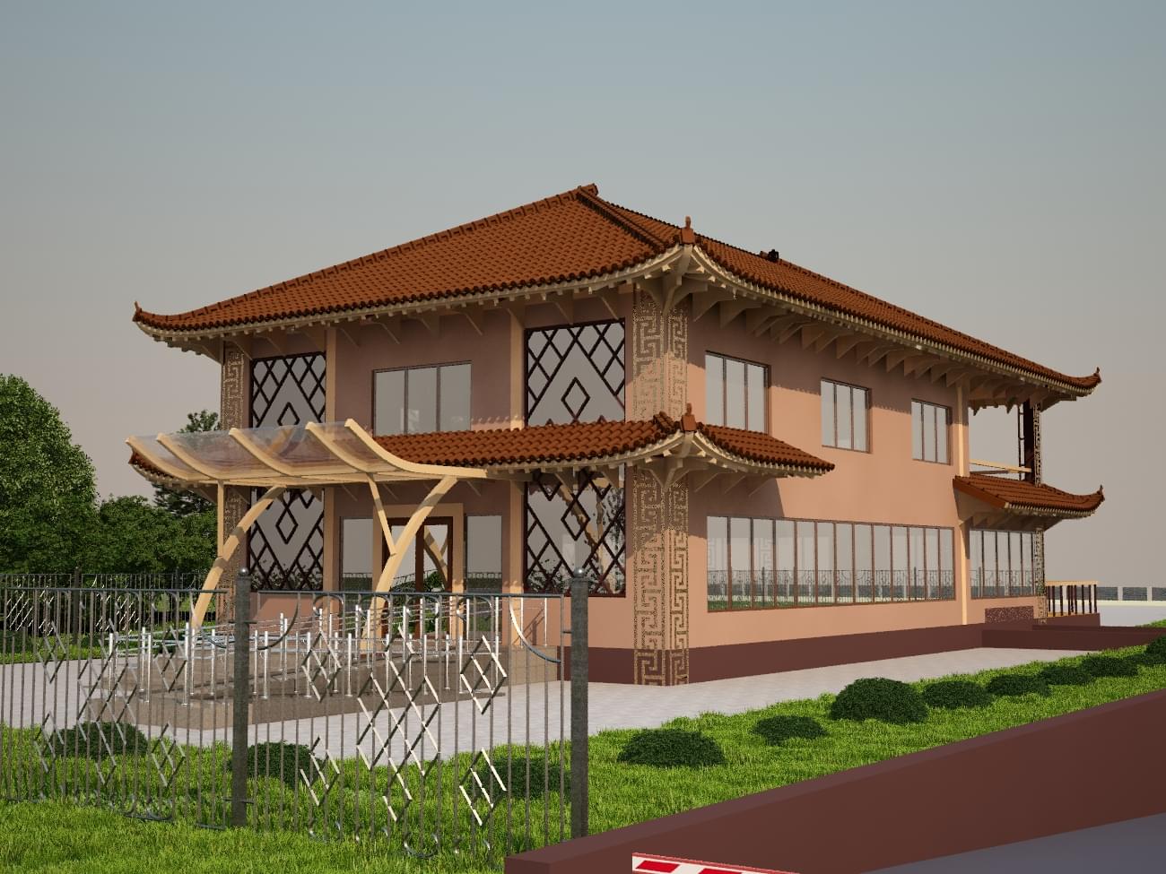 Административное здание в г. Кызыл республики Тыва