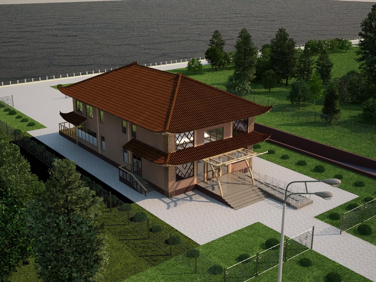 Административное здание в г. Кызыл республики Тыва