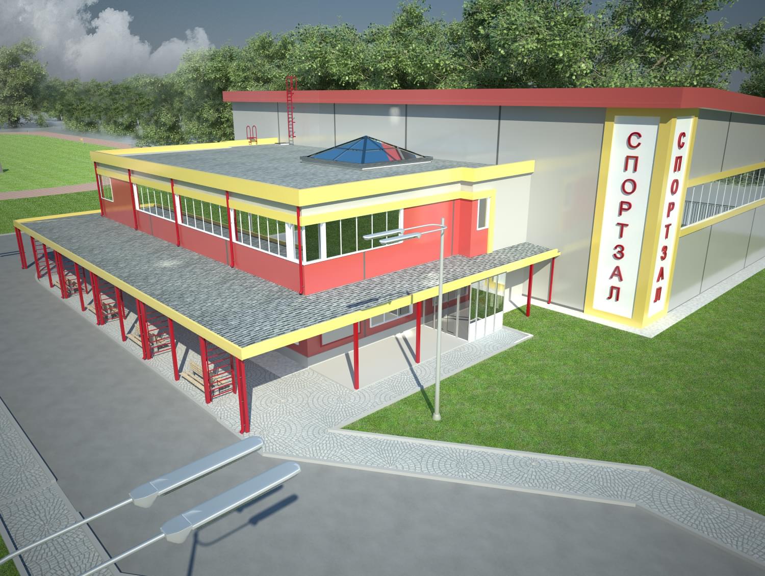 Физкультурно-спортивный центр в пгт. Большая Мурта Большемуртинского района.  (2)